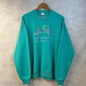 Sweats Hoodies: Vintage Crazy Shirt Sweatshirt San Francisco USA (L)
