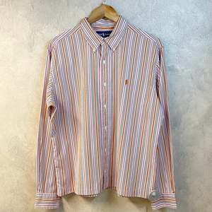 [REWORKED] Polo Ralph Lauren Cropped Shirt (L)