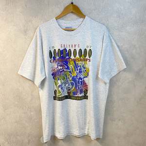 T Shirts: Vintage All Sport T-Shirt 1997 Galyan's Triathlon USA (XL)