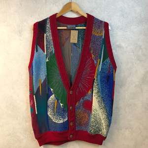 Vintage Geccu Australia Wool Cable Knit Vest (M)