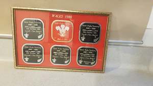 Sports Gear: Vintagepickers Centenary New Zealand and Wales Test Souvenir Rugby Photo