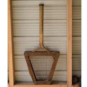 Sports Gear: Vintagepickers  Tennis racket with wooden brace
