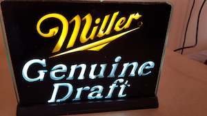 Vintage Pickers Beer Light - Miller Genuine Draft - Electronic light signage