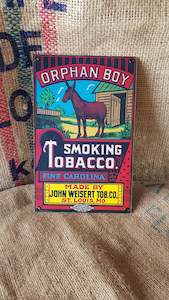 Vintagepickers Tobacco Tin Advertising Retro Sign.