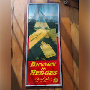 Smoking: Vintagepickers Collectable Benson & Hedges cigarette poster