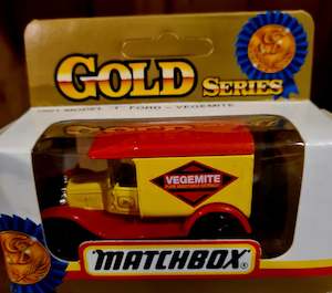 Automotive: Vintagepickers Matchbox gold series.