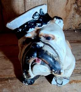 Kiwiana: Vintagepickers ornamental Bulldog the Sailor.