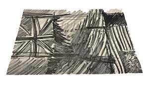 JILL HENRIOD ORIGINAL ART NZ FLAG UNSIGNED