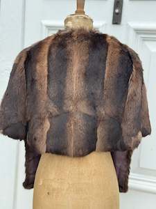 Vintage Furs: Stunning Vintage Rabbit Fur Cape/Shawl
