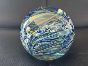 Stunning Paperweight Signed Unidentified Artist