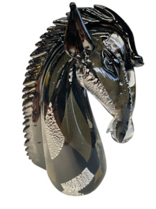 Murano Horse Gold Fleck Effect - Wow What A Cracker!