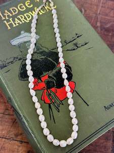 Fresh Water Baroque Pearls 18cm Length Off White