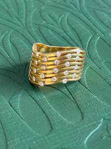18ct Yellow Gold & Diamond Hand Made Ring Valuation $3750