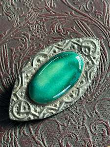 Brooches: Arts & Crafts Brooch Large Beauty - Statement Piece