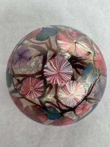 Glass: Machart Glass Paperweight Stunning