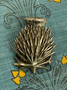 Costume Jewellery 1: Stunning Scottish Thistle Brooch
