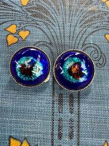 Costume Jewellery 1: Foil Clip on Earrings - Just devine