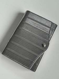 Vesta Case: Sterling Silver Clutch Purse or Envelope Stamped 925