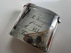 Vesta Case: Sterling Silver Birmingham 1894-95