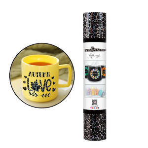 Products: Black Holographic Cobblestone Adhesive Vinyl