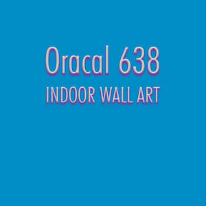 Oracal 638 Indoor: Light Blue Indoor Vinyl