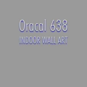 Oracal 638 Indoor: Silver Indoor Vinyl