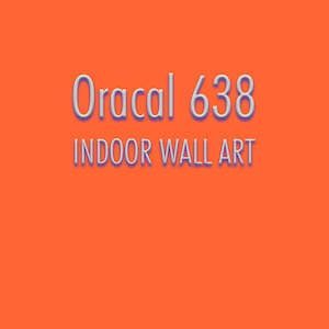 Oracal 638 Indoor: Pastel Orange Indoor Vinyl