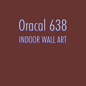 Oracal 638 Indoor: Nougat Brown Indoor Vinyl