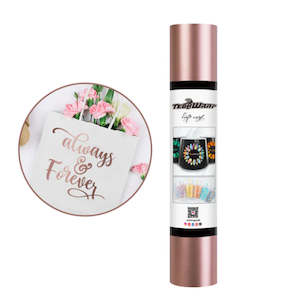 Teckwrap Mirror Chrome Adhesive Vinyl: Satin Chrome Rose Gold Adhesive Vinyl