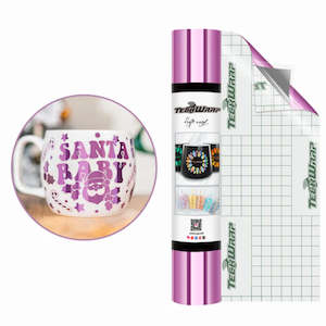 Teckwrap: Mirror Chrome Purple Pink Adhesive Vinyl