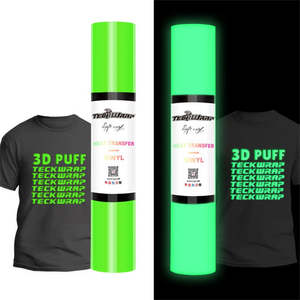 Glow: Green Glow in the Dark Puff HTV