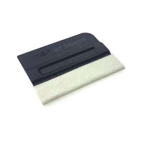 Squeegees: 4 Inch Wool Edged Magnet Squeegee