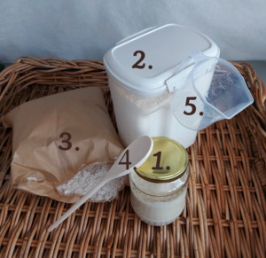 Sourdough Starter Kit White Wheat