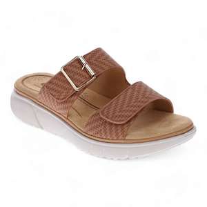 Products: Rage Slide Sandal - Tan Raffia