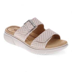 Products: Rage Slide Sandal - Beige Raffia