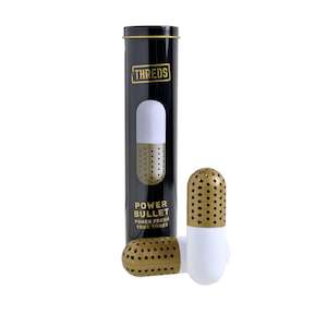 Threds: Power Bullet Ã¢â‚¬â€œ Shoe Deodoriser - White/Gold