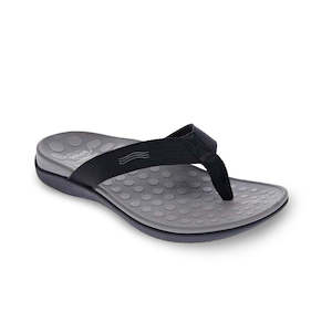 Unisex Sandals: Wave Toe Post Sandal Unisex - Black