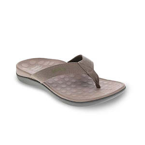 Unisex Sandals: Wave Toe Post Sandal Unisex - Khaki