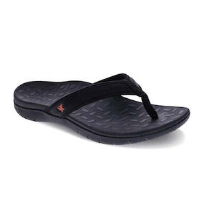 Unisex Jandals: Venture Toe Post Sandal - Black
