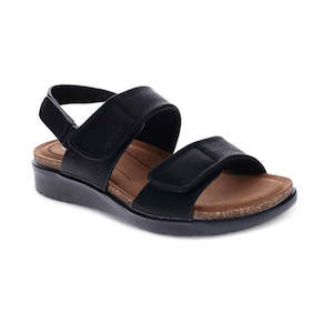Scholl Memory Cushion: Tiana Sandal - Black