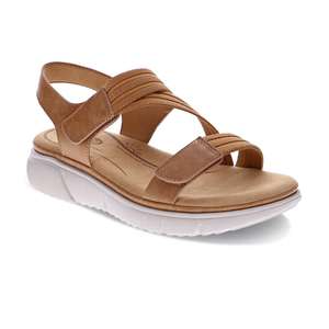 Scholl Memory Cushion: Rampage Sandal - Light Tan