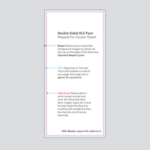 Double Sided DL Flyers