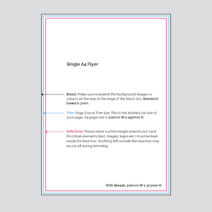 Single Sided A4 Flyers