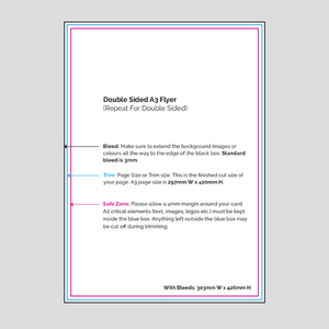 Products: Double Sided A3 Flyers
