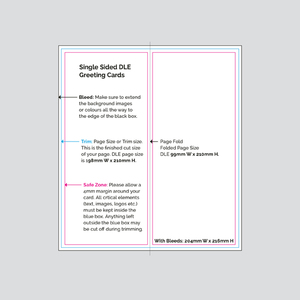 Products: Single Sided DL Greeting Cards