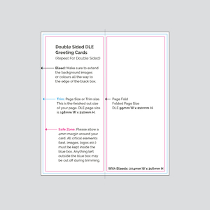 Products: Double Sided DL Greeting Cards