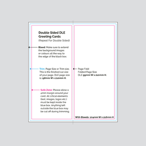 Products: Double Sided DL Greeting Cards