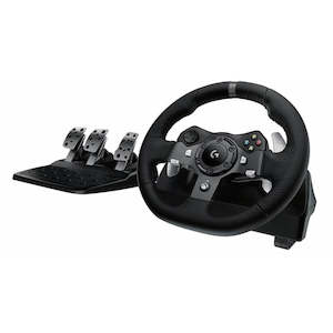 Accessories: Logitech G920 Driving Force Racing Wheel and Floor Pedals