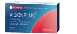 Contact Lenses - at Visique Hutt Optometrists: Biofinity Multifocal 6 Pack: VisionPlus+ Flexiwear Multifocal