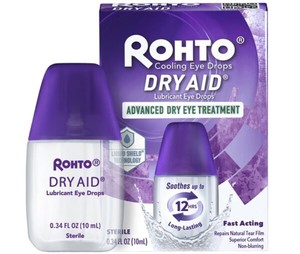 Accessories: at Visique Optometrists: Rohto Dry Aid Drops